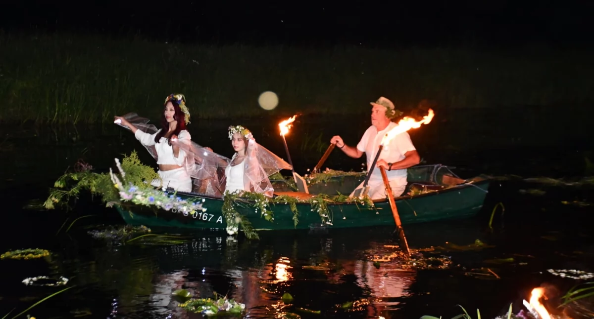 Święto ognia, muzyki i tradycji: Noc Świętojańska w Porosiukach – Odkryj bogactwo słowiańskiej kultury na plaży nad Krzną, wczorajsze wydarzenie na długo pozostanie w pamięci
