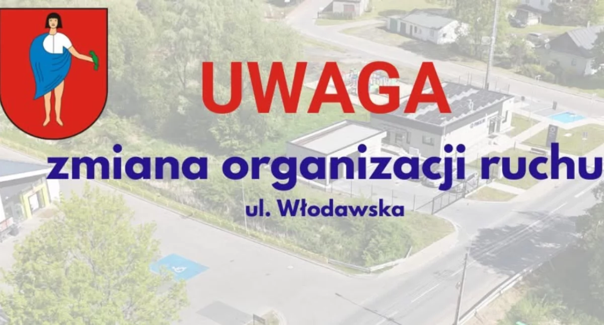 Zmiana organizacji ruchu na ul. Włodawskiej w Piszczacu – rusza rozbudowa drogi powiatowej nr 1051L