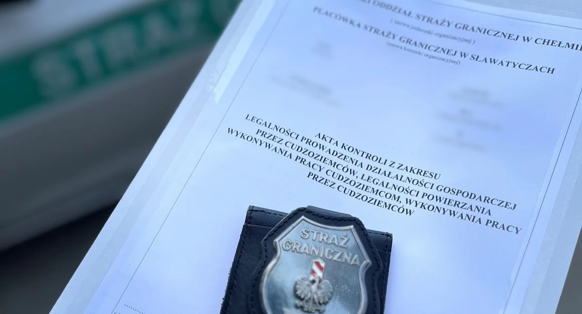Przedsiębiorstwo transportowe z powiatu bialskiego ukarane za nielegalne zatrudnianie 11 Białorusinów. Straż Graniczna przeprowadziła kontrolę