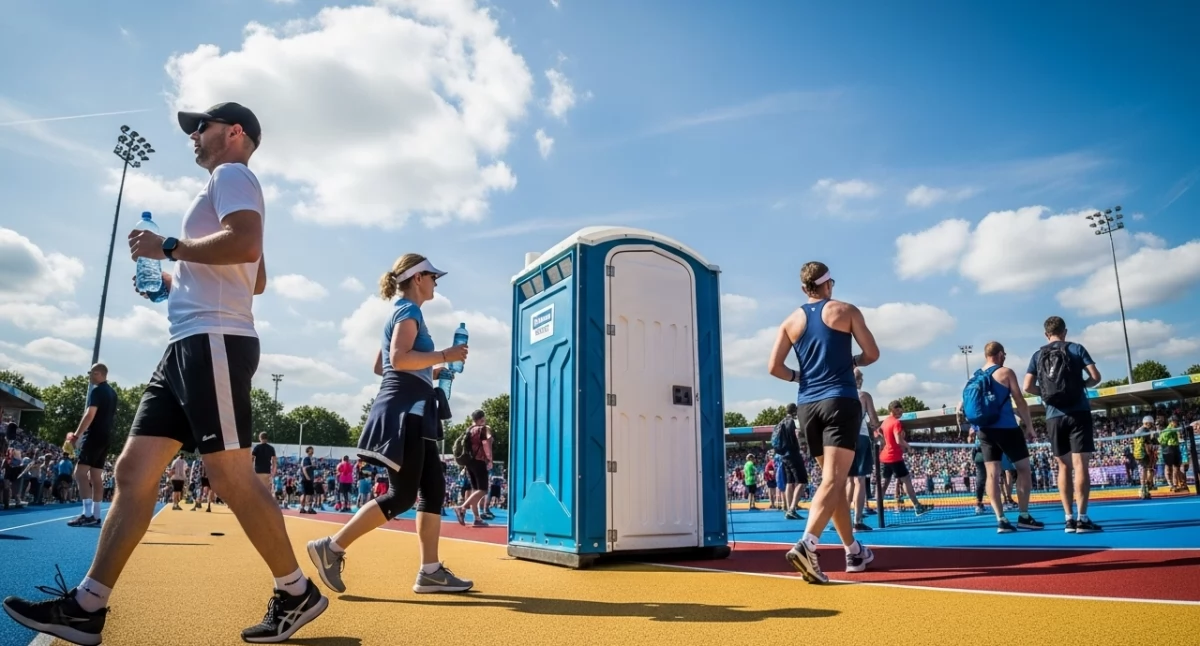 Toaleta mobilna na imprezie sportowej – czy warto zainwestować w dodatkowy komfort?