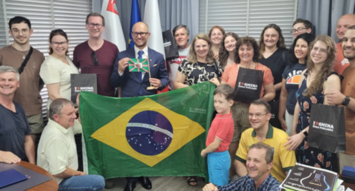 Potomkowie polskich emigrantów z Brazylii z wizytą w Gminie Biała Podlaska