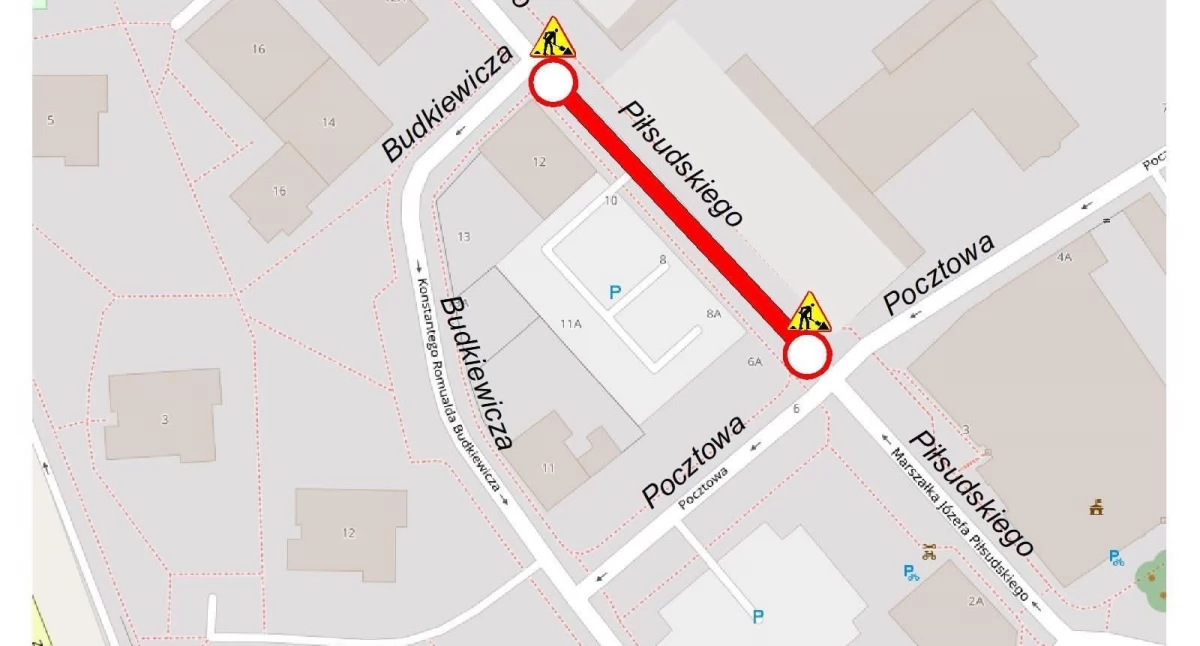 Czasowa zmiana organizacji ruchu na ul. Piłsudskiego – remont nawierzchni już pod koniec lipca