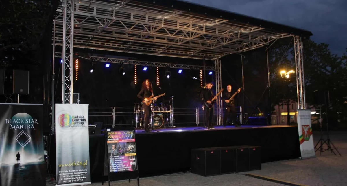 Black Star Mantra rozgrzał Plac Wolności w Białej Podlaskiej- metalowy spektakl na żywo!