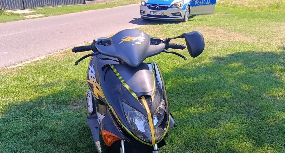 Nie zatrzymał się do kontroli i uciekał motorowerem. 65-latek z Jagodnicy usłyszy poważne zarzuty