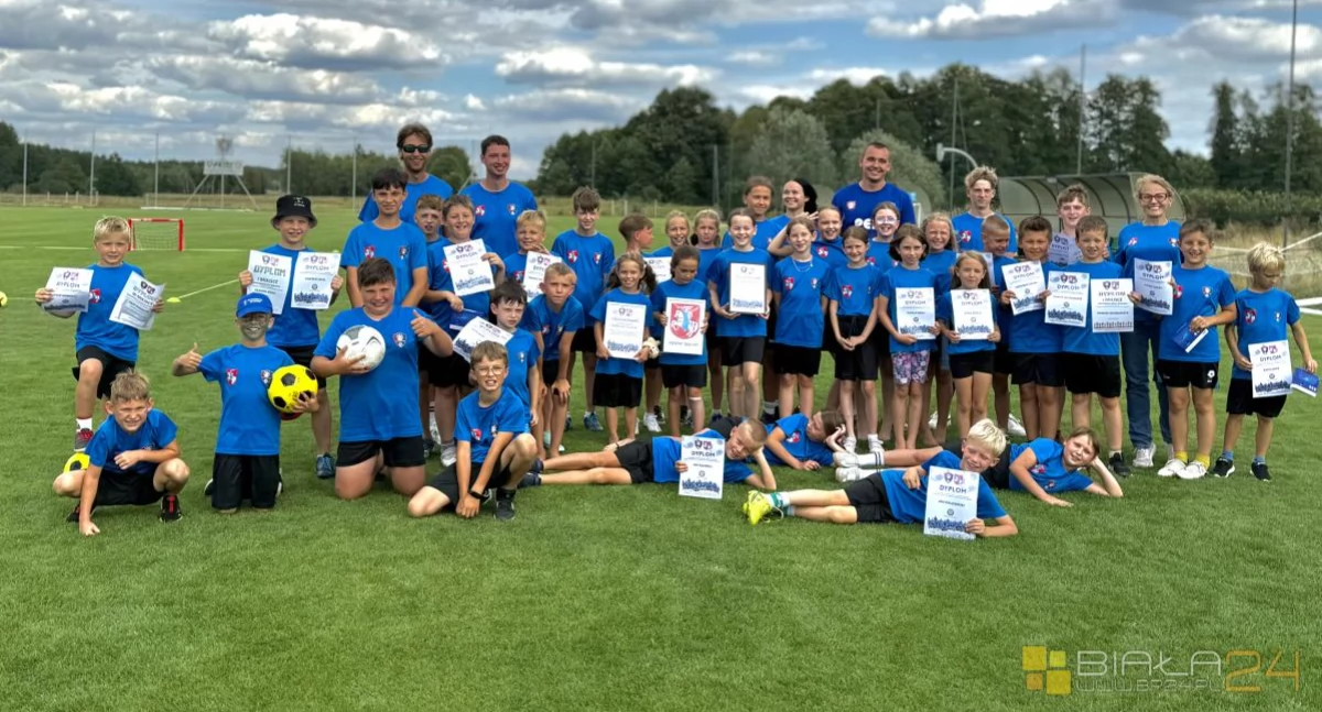 Półkolonie KS Drelów podsumowane: 50 tys. zł z Powiatu Bialskiego na sportowy rozwój dzieci
