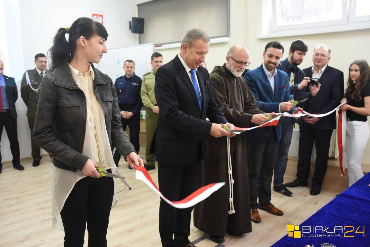 Otwarcie strzelnicy w II LO w Białej Podlaskiej