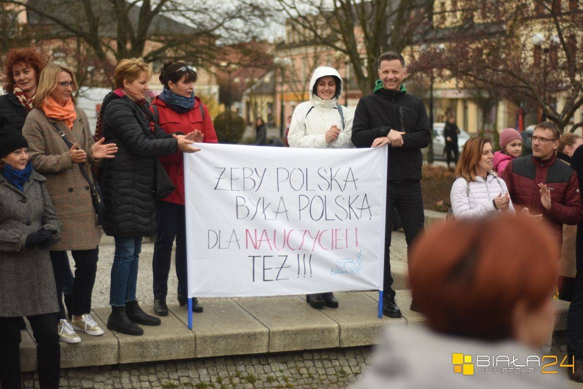 "Światełko z wykrzyknikiem dla nauczycieli" w Białej Podlaskiej
