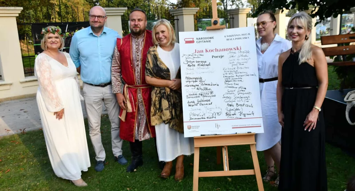 Kochanowski połączył pokolenia. W Białej Podlaskiej odbyło się 14. Narodowe Czytanie