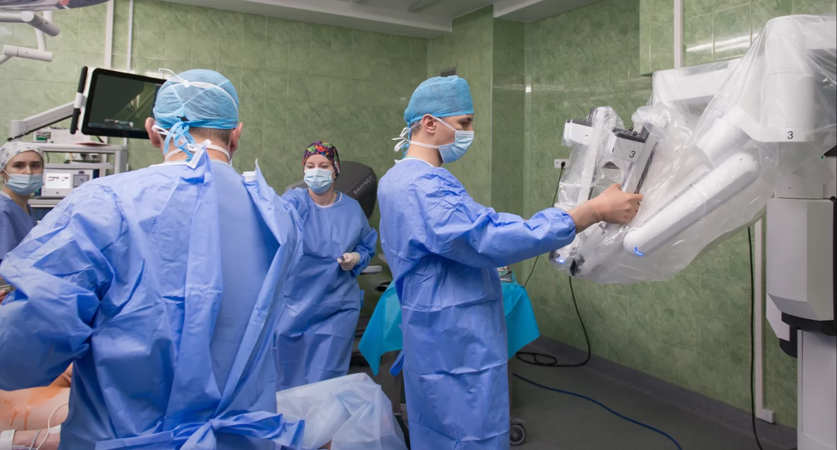 100. operacja z użyciem robota da Vinci w Wojewódzkim Szpitalu Specjalistycznym w Białej Podlaskiej