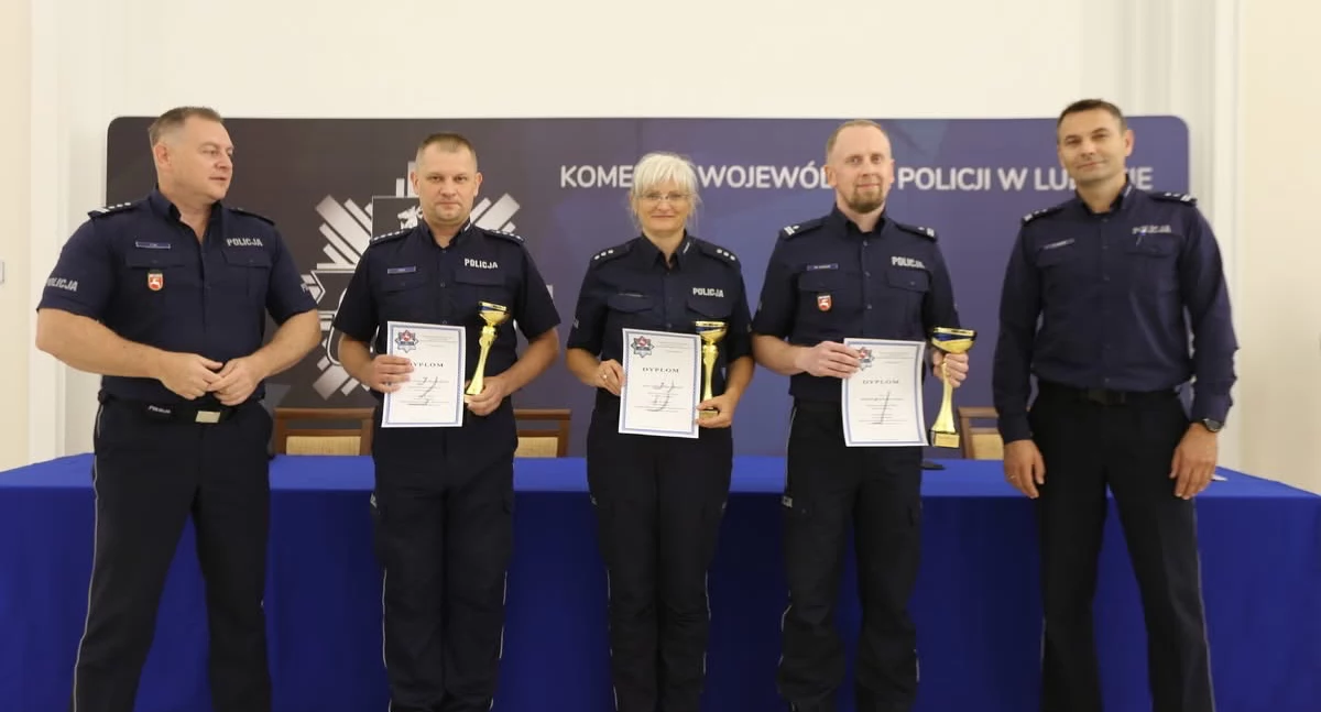 Bialski policjant najlepszy w regionie – sukces funkcjonariusza z KMP Biała Podlaska w konkursie dla rzeczników dyscyplinarnych