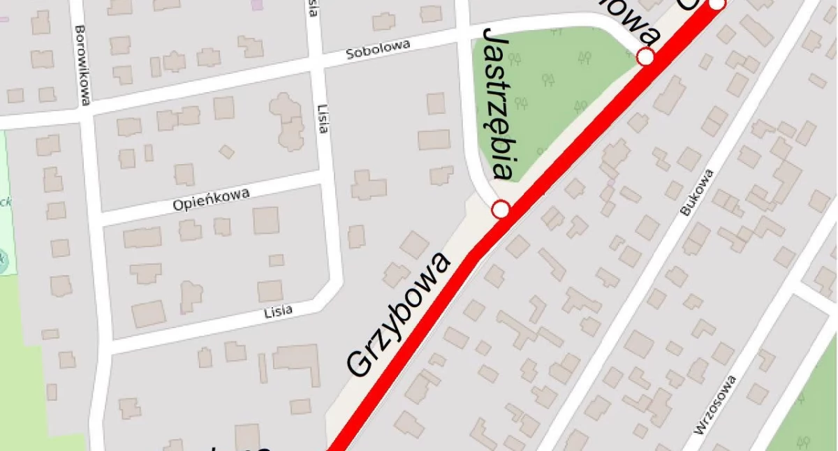 Utrudnienia w ruchu na ul. Grzybowej w Białej Podlaskiej. Rozpoczyna się przebudowa drogi