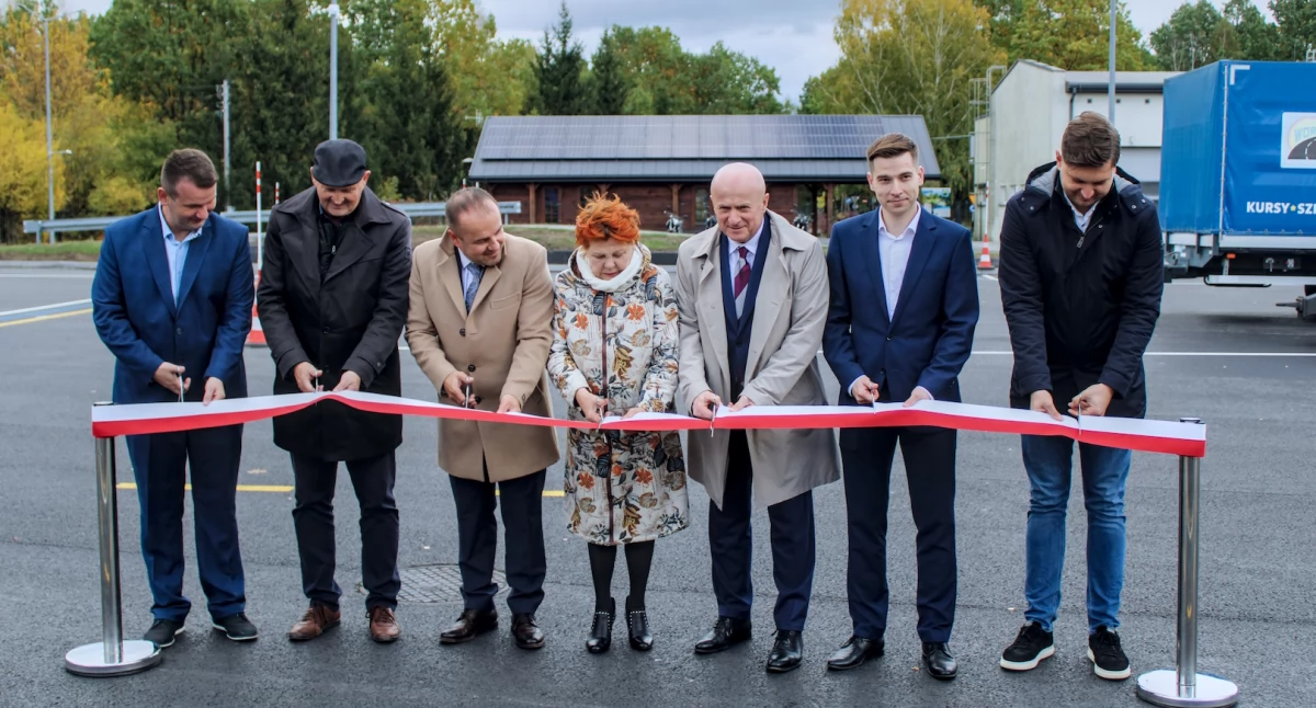 Oficjalne otwarcie zmodernizowanego placu manewrowego Wojewódzkiego Ośrodka Ruchu Drogowego w Białej Podlaskiej