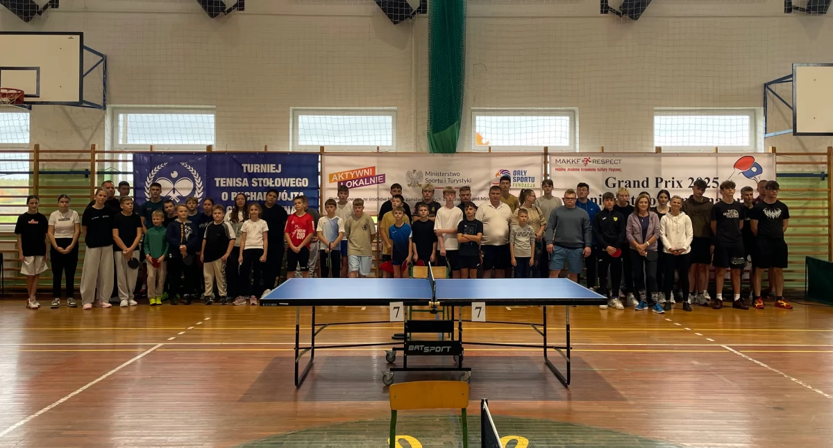 Sportowa rywalizacja w duchu fair play – Turniej Grand Prix 2025 w Tenisie Stołowym Amatorów w Tucznej