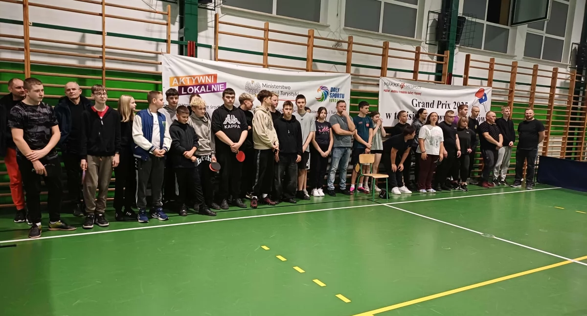 Amatorzy tenisa stołowego zjechali do Konstantynowa: 77 uczestników rywalizowało o Puchar Wójta