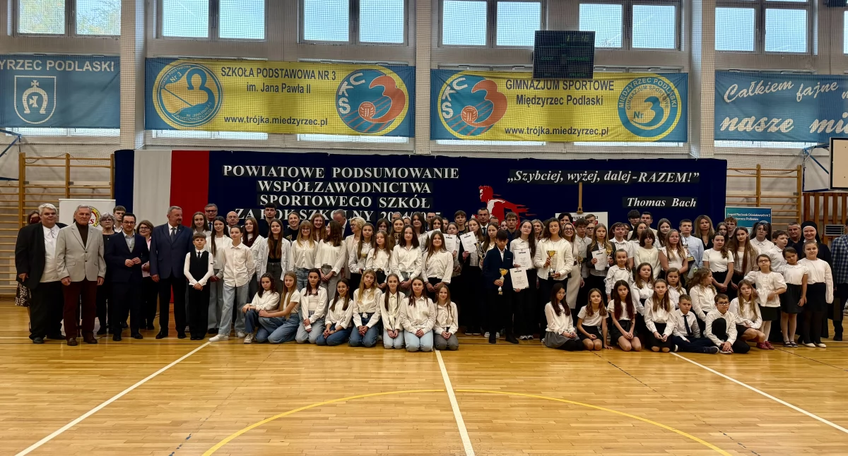 Międzyrzec Podlaski: Uroczyste Podsumowanie Współzawodnictwa Szkół Powiatu Bialskiego w ZPO nr 3– SP nr 3 i LO triumfują. Znamy nazwiska wyróżnionych!