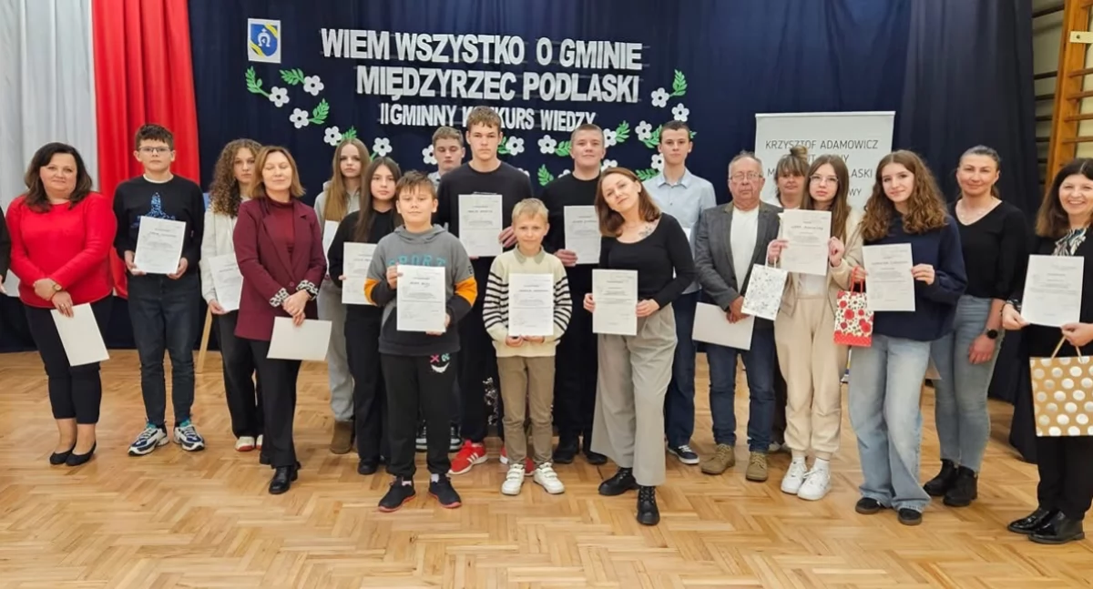 Młodzi mieszkańcy gminy Międzyrzec Podlaski sprawdzili swoją wiedzę o małej ojczyźnie