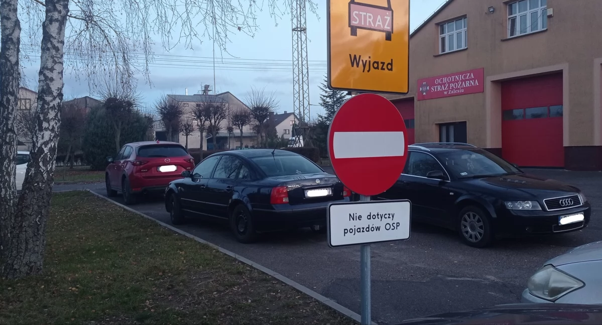 Skrajna nieodpowiedzialność kierowców. Apel OSP w Zalesiu