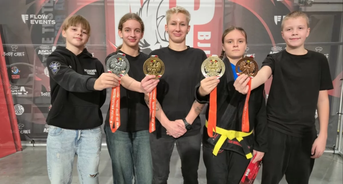 Bialczanie z dwoma złotymi medalami. XXI Mistrzostwa Polski BJJ w Będzinie