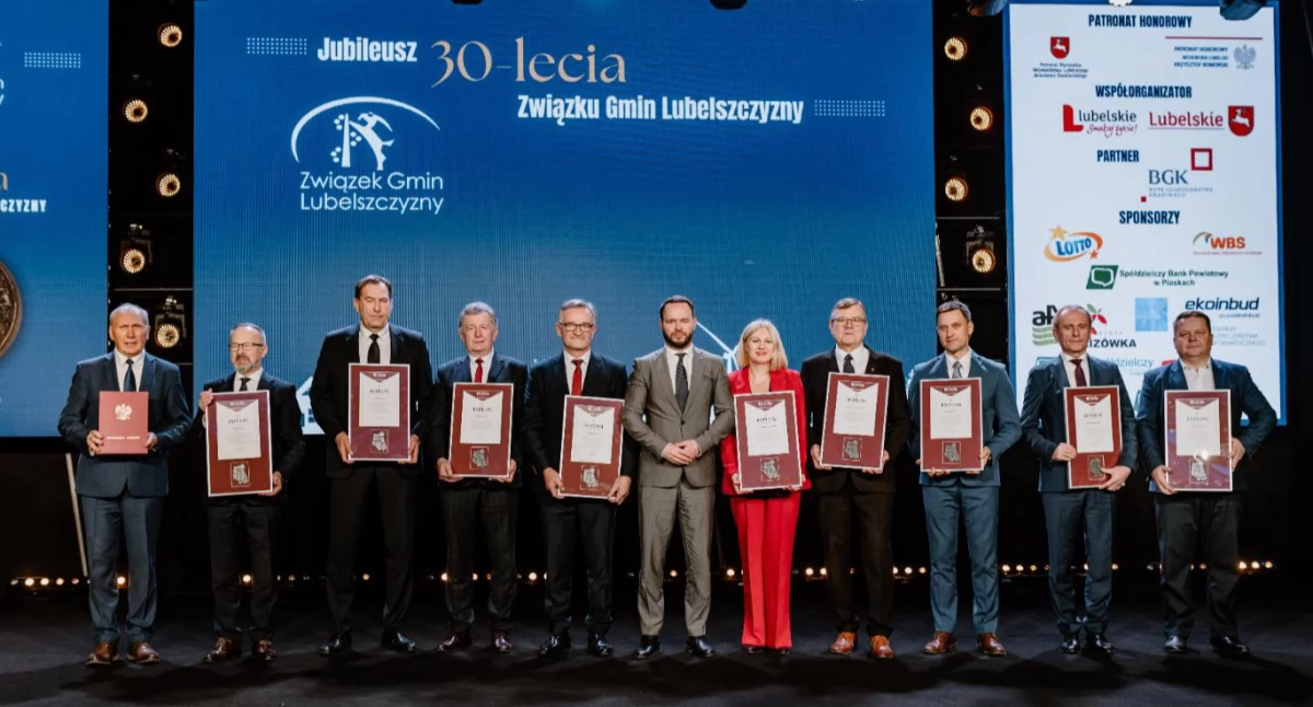 Gmina Łomazy z wyróżnieniem na 30-leciu Związku Gmin Lubelszczyzny