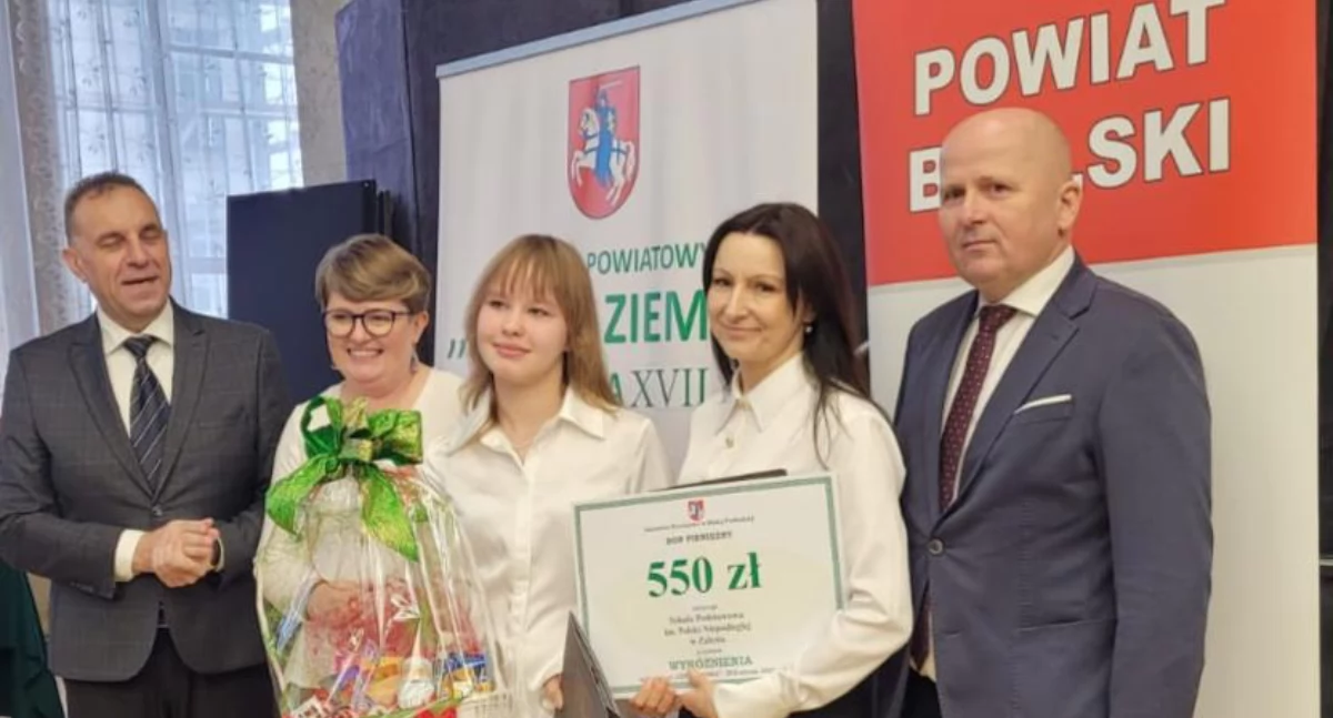Szkoła w Zalesiu w konkursie „Czysta Ziemia”