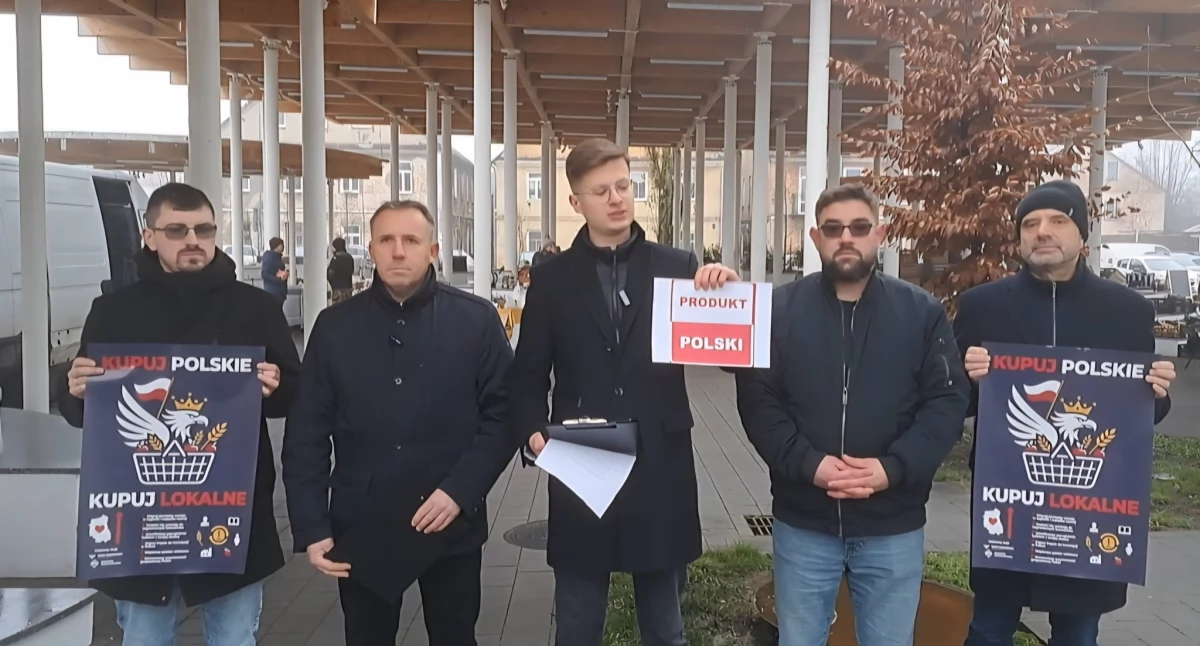 Biała Podlaska: Ruch Narodowy rozpoczął akcję promującą polskie produkty
