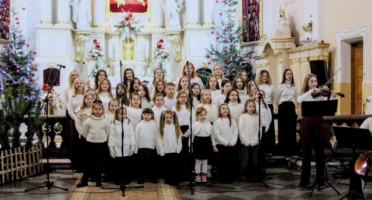 Najpiękniejsze kolędy rozbrzmiały w Leśnej Podlaskiej. 