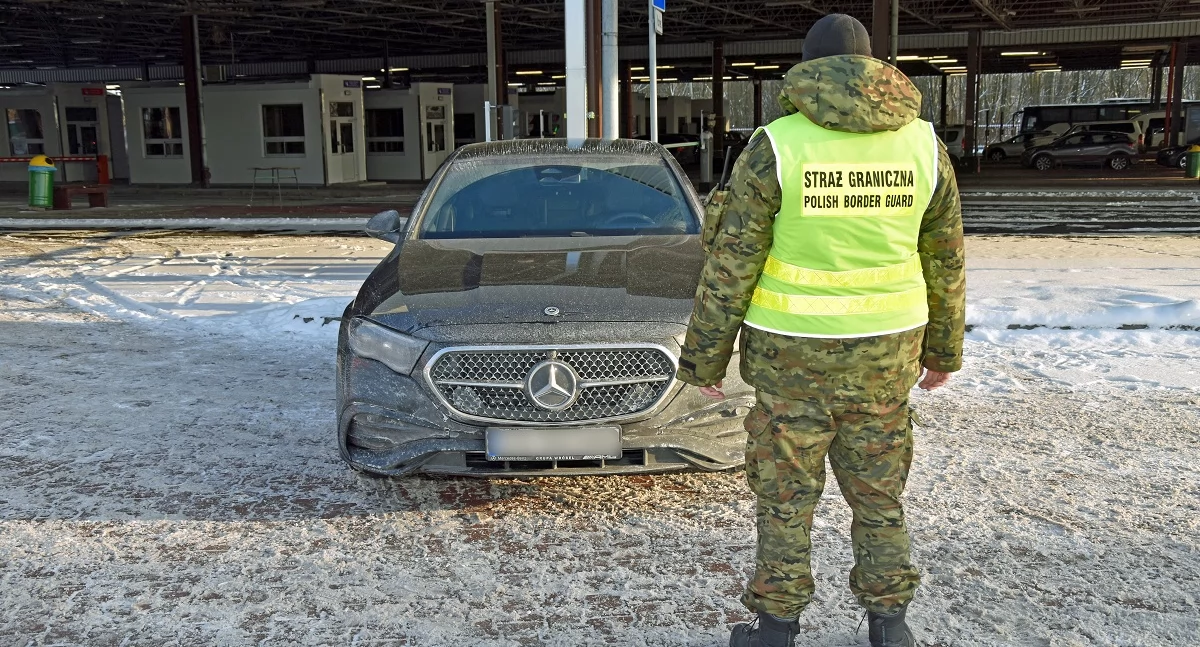 Odzyskano skradzionego Mercedesa na przejściu granicznym w Terespolu