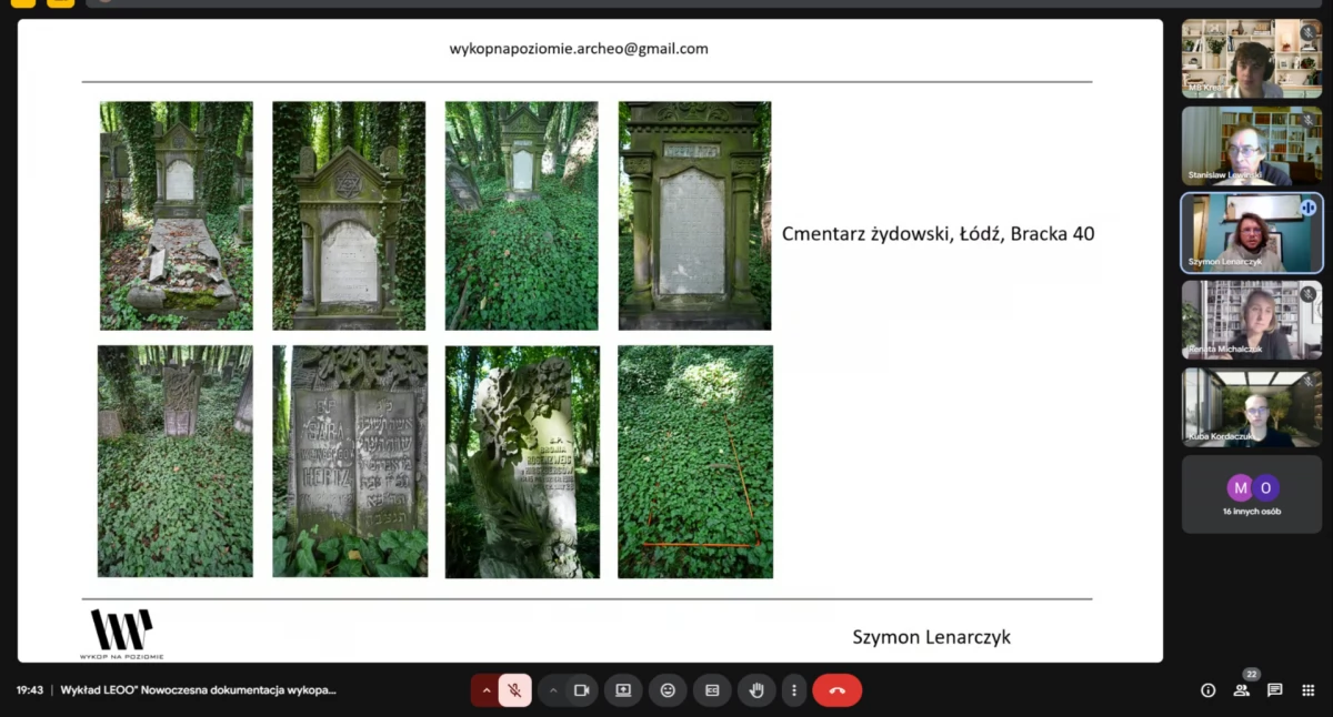 Poszukiwanie skarbów historii- naukowy, archeologiczny wykład dr Szymona Lenarczyka dla koła naukowego LEOO