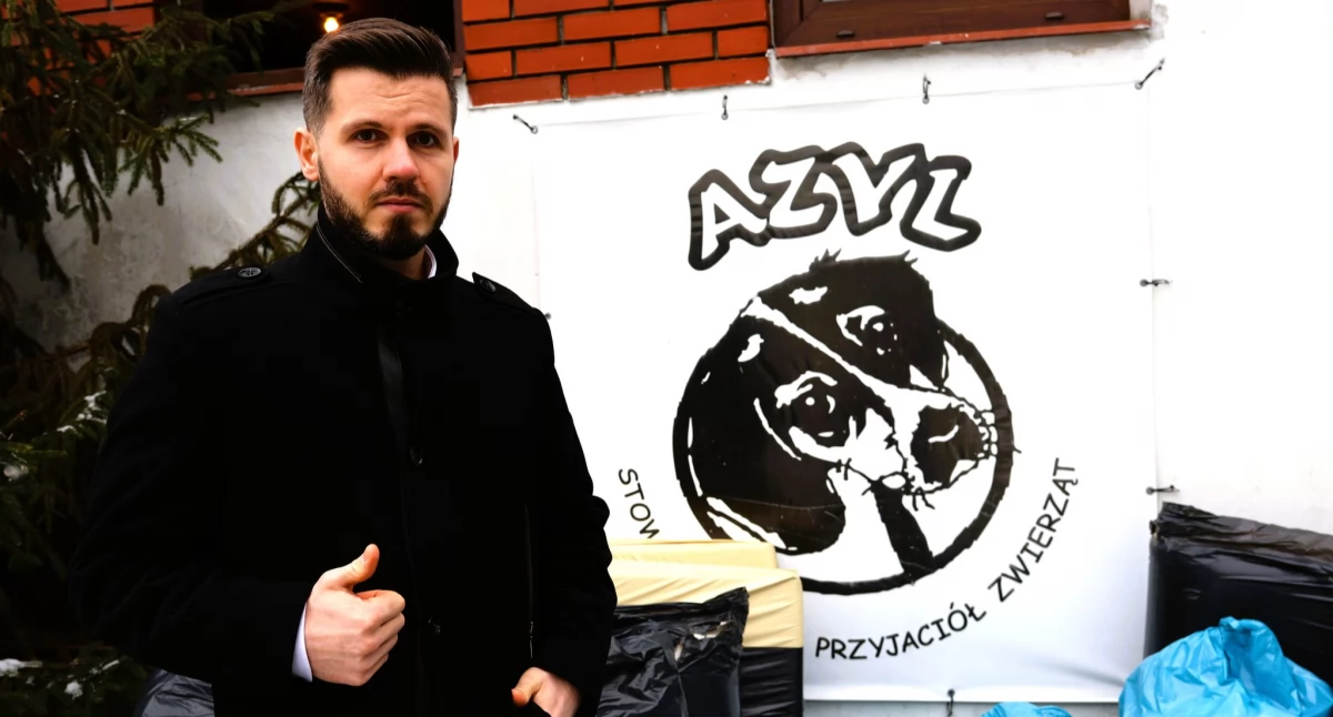 Dyrektor szpitala odwiedził schronisko „Azyl”. 