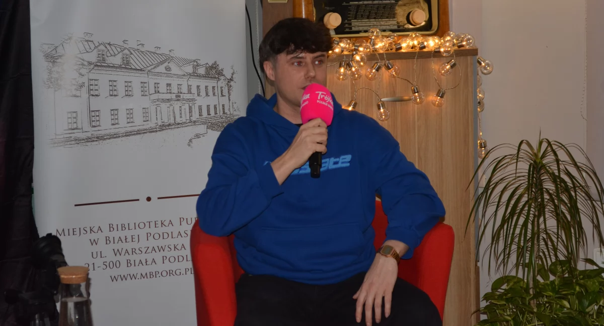 Radiowiec z Trójki spotkał się z mieszkańcami Białej Podlaskiej. Wyjątkowy wieczór w bibliotece