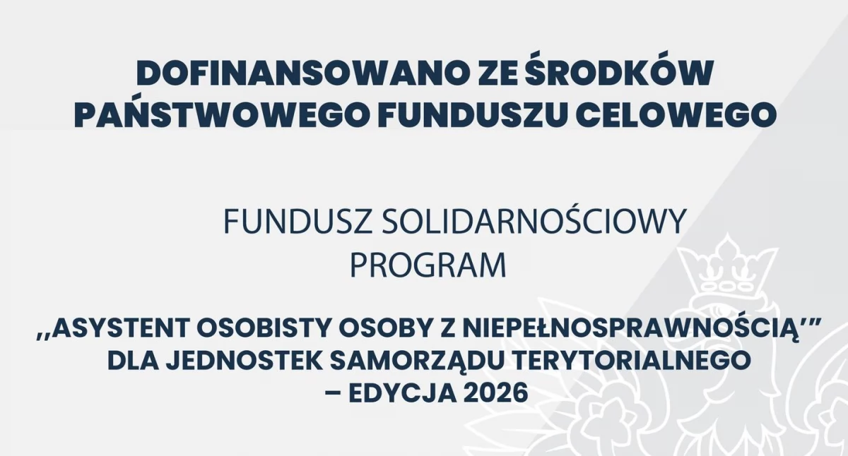 „Asystent osobisty osoby z niepełnosprawnością”- Gmina Sławatycze realizuje Program Ministerstwa Rodziny, Pracy i Polityki Społecznej