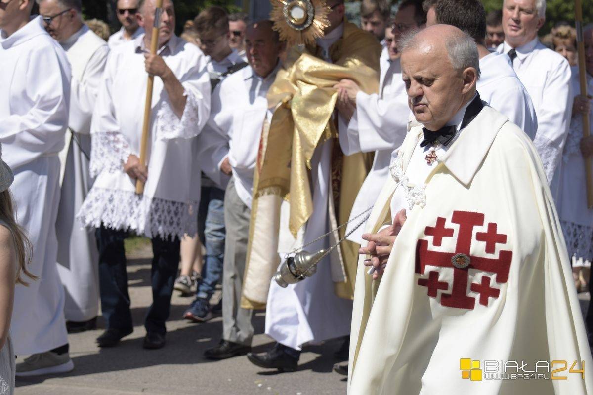 Procesja Bożego Ciała w parafii św. Michała Archanioła w Białej Podlaskiej