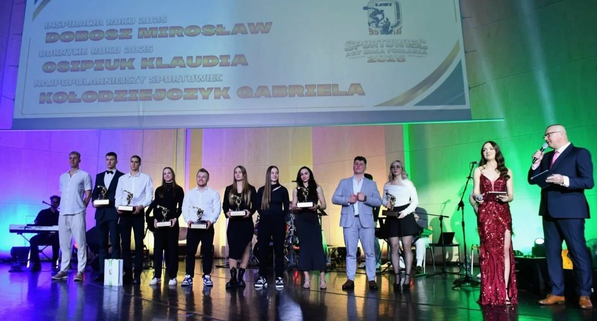 Złota Klaudia Osipiuk i sportowe gwiazdy AWF Biała Podlaska! Poznajcie triumfatorów plebiscytu 2025