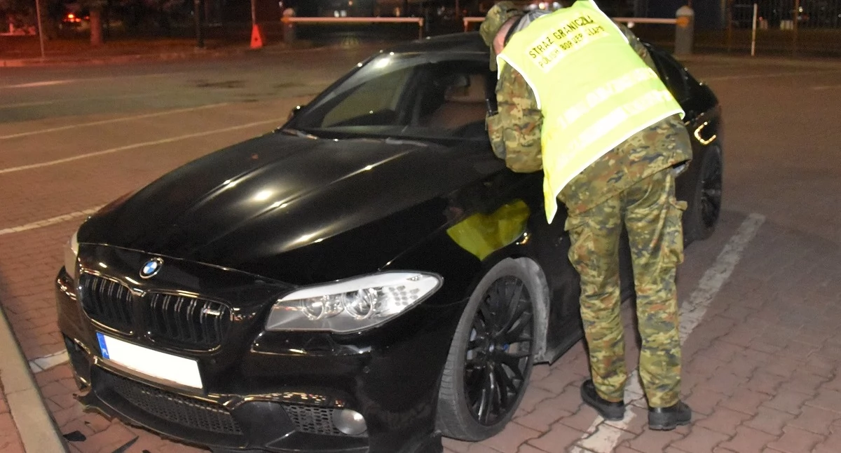 Chciał wyjechać BMW z podmienionym VIN. Straż Graniczna przechwyciła auto warte 80 tys. zł!