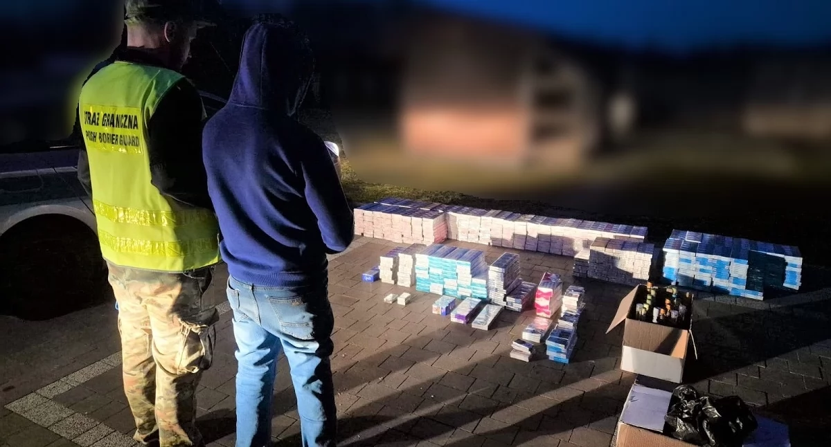 Nielegalne papierosy i alkohol przechwycone w powiecie bialskim