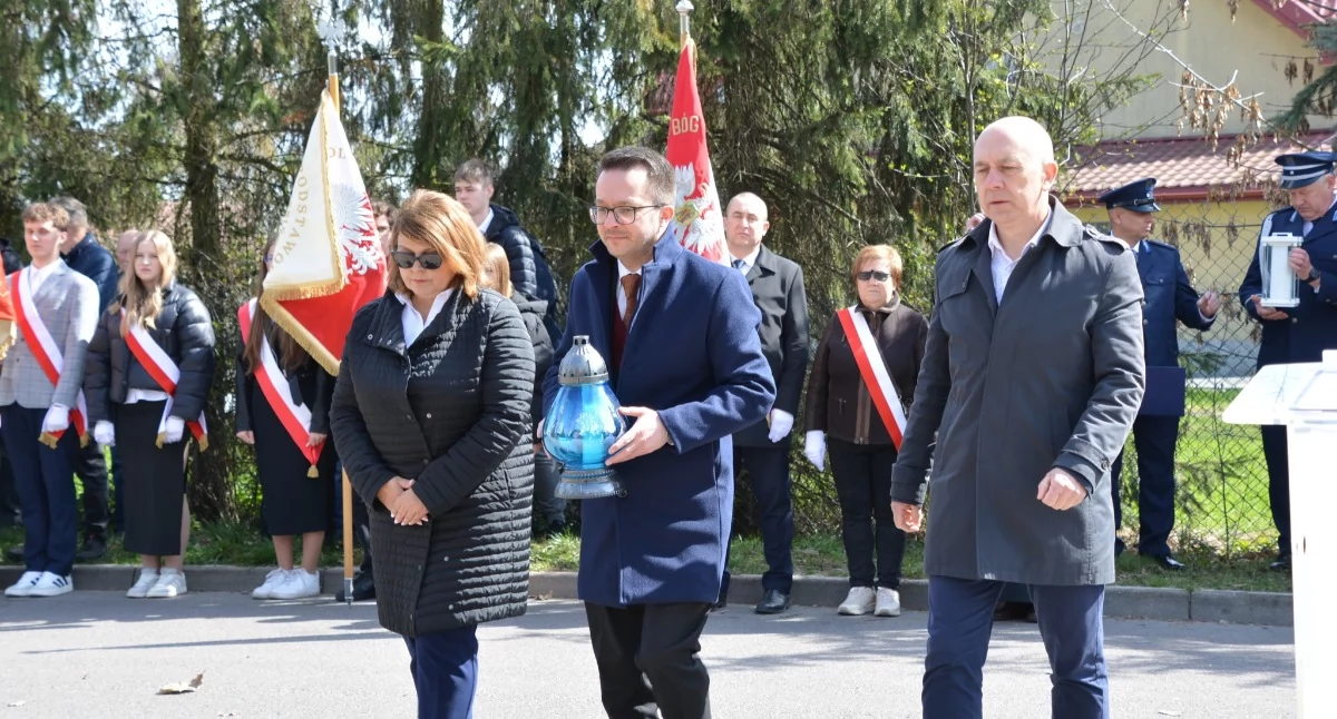 Międzyrzec Podlaski pamięta o Katyniu. Mieszkańcy oddali hołd ofiarom zbrodni