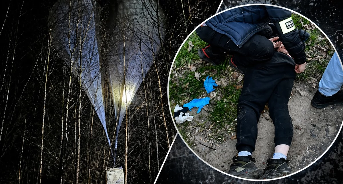 Balony z kontrabandą nad Lubelszczyzną! Spektakularna akcja służb rozbiła nietypowy proceder