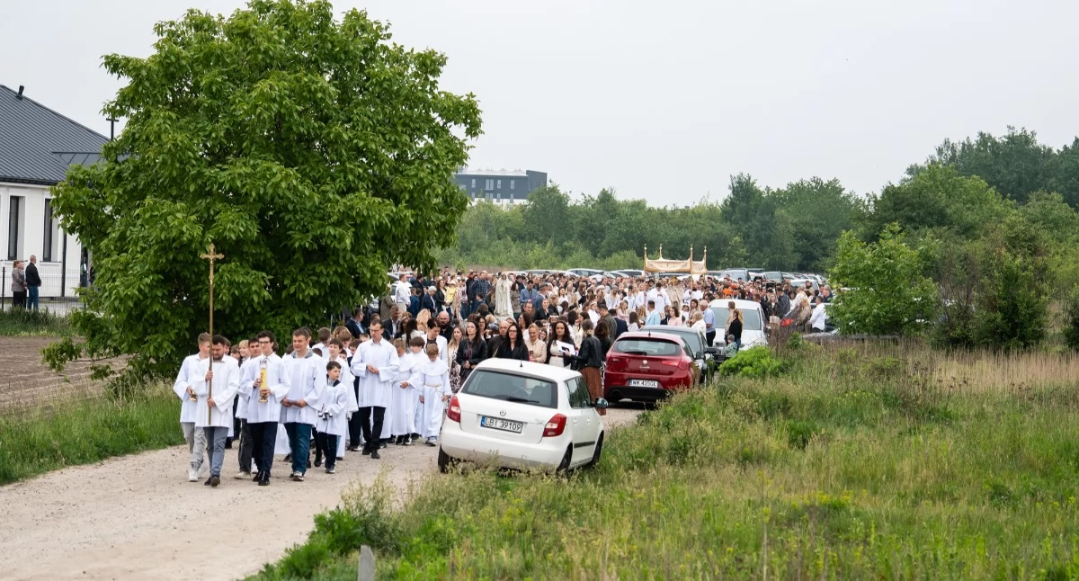 Uroczystość Bożego Ciała w parafii błogosławionego Stefana Wyszyńskiego w Białej Podlaskiej