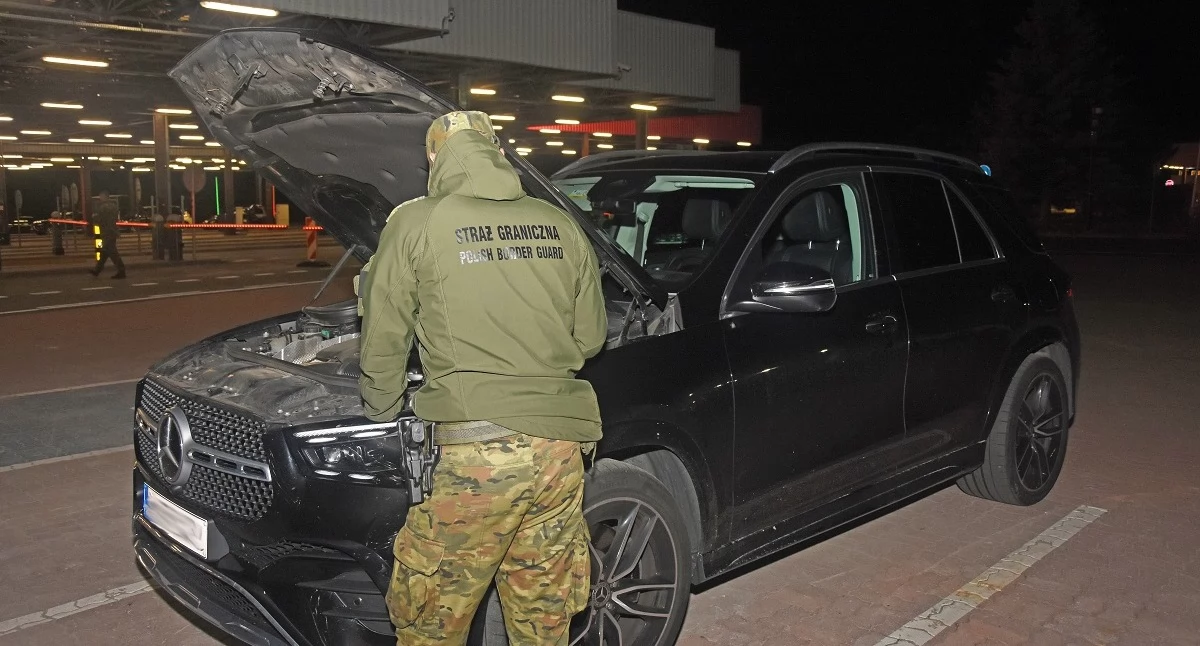 Luksusowy Mercedes zatrzymany na granicy! Auto za 300 tys. zł miało zniknąć z Polski