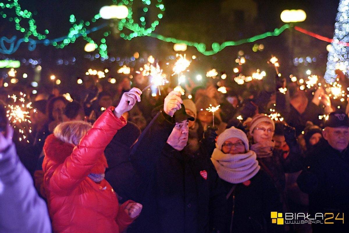 Światełko do nieba dla Jurka Owsiaka w Białej Podlaskiej