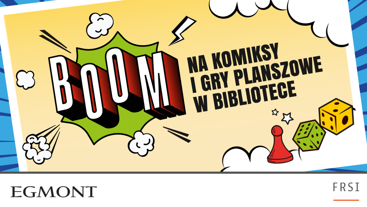 Biblioteka otrzymała komiksy i gry planszowe