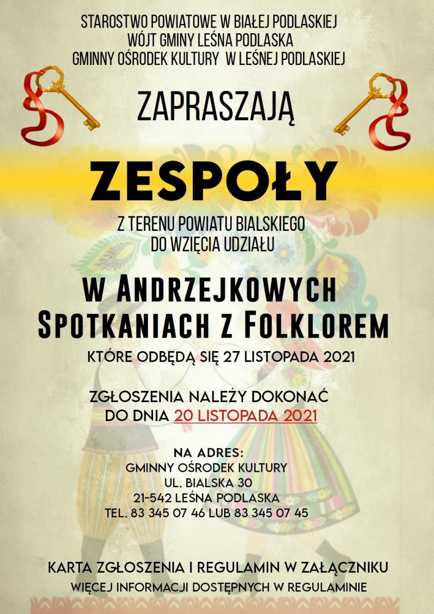 Andrzejkowe spotkania z folklorem już w listopadzie