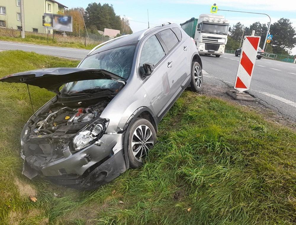 Pijany motorowerzysta na DK2. Nie ustąpił pierwszeństwa 