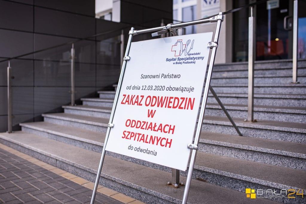 Koniec odwiedzin w bialskim szpitalu
