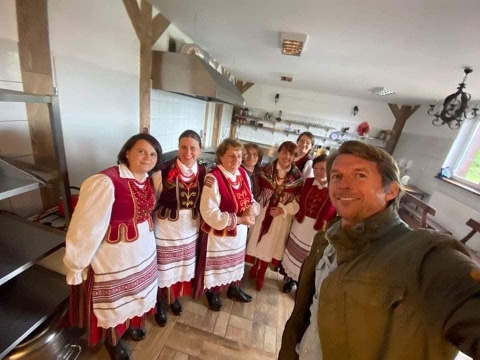 Wyjątkowy gość pichcił w bialskiej pracowni