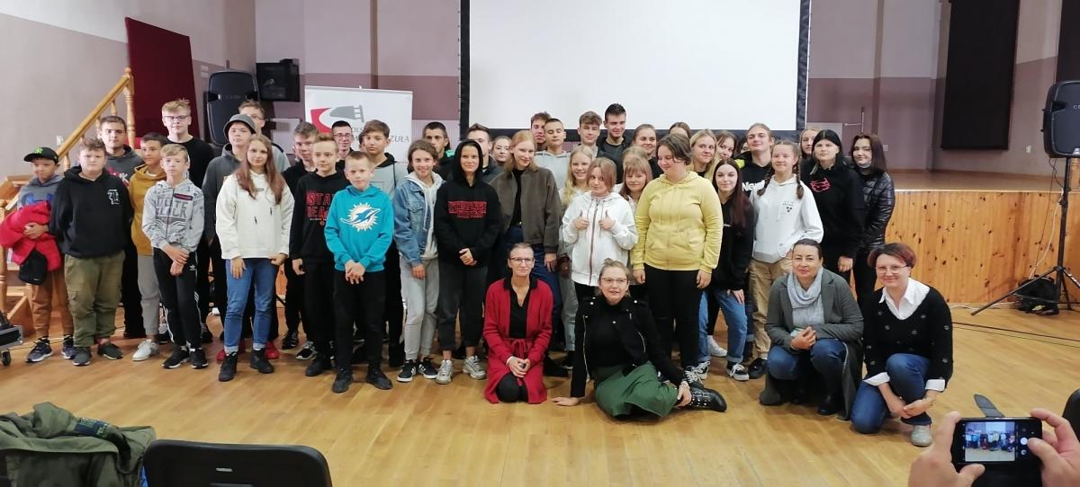 Spotkali się z aktorką i reżyserką filmu
