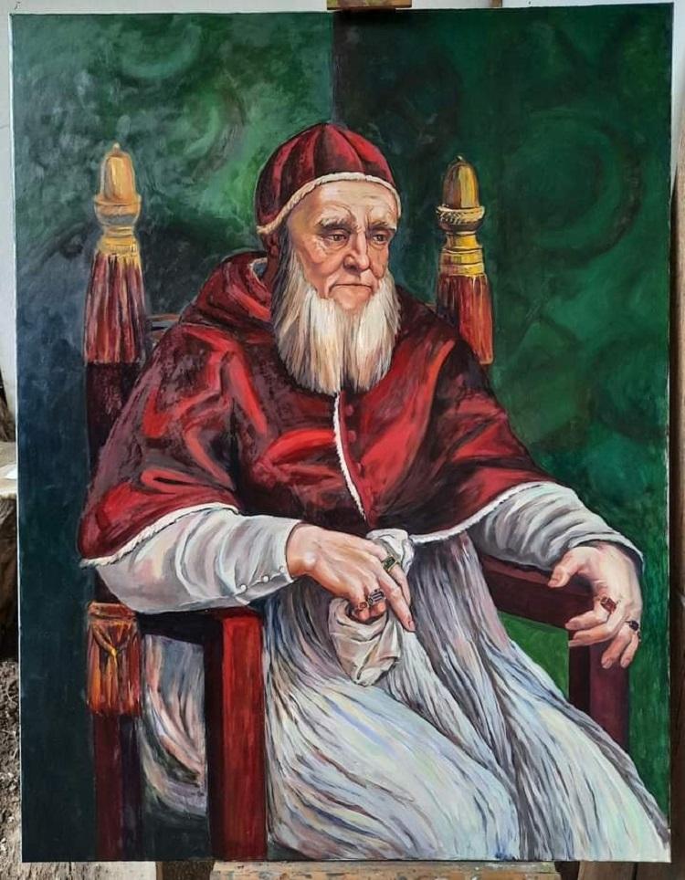 Santi ponownie skradziony. Został wycięty z ramy