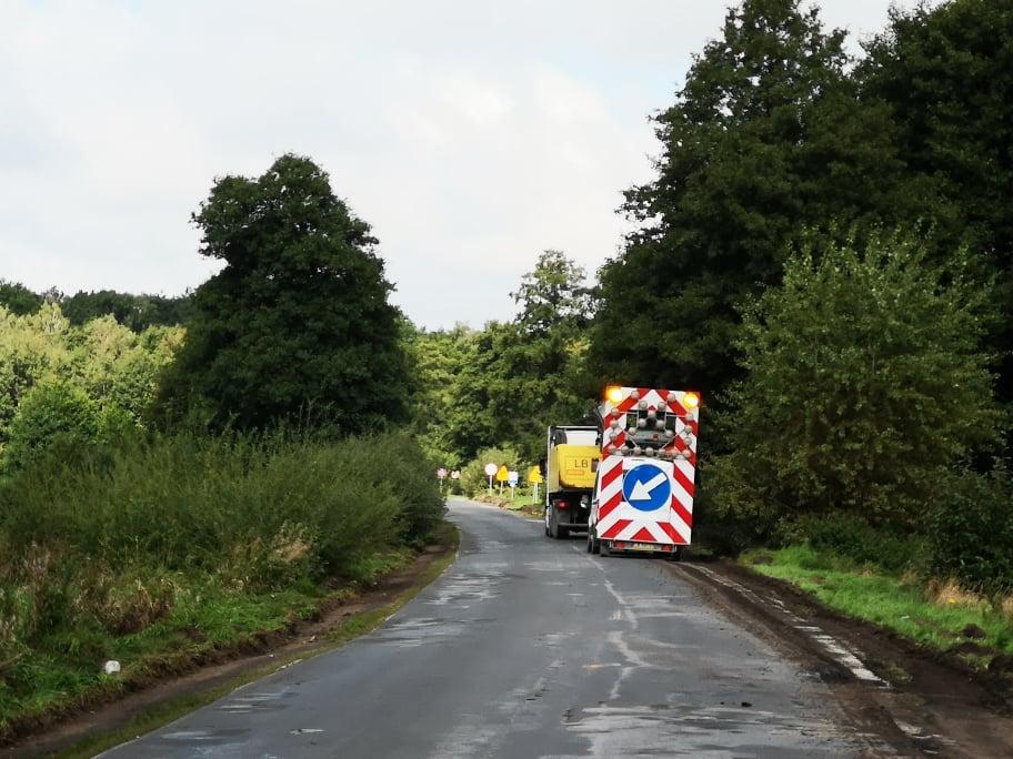 Rozpoczęto remont drogi do Leśnej Podlaskiej