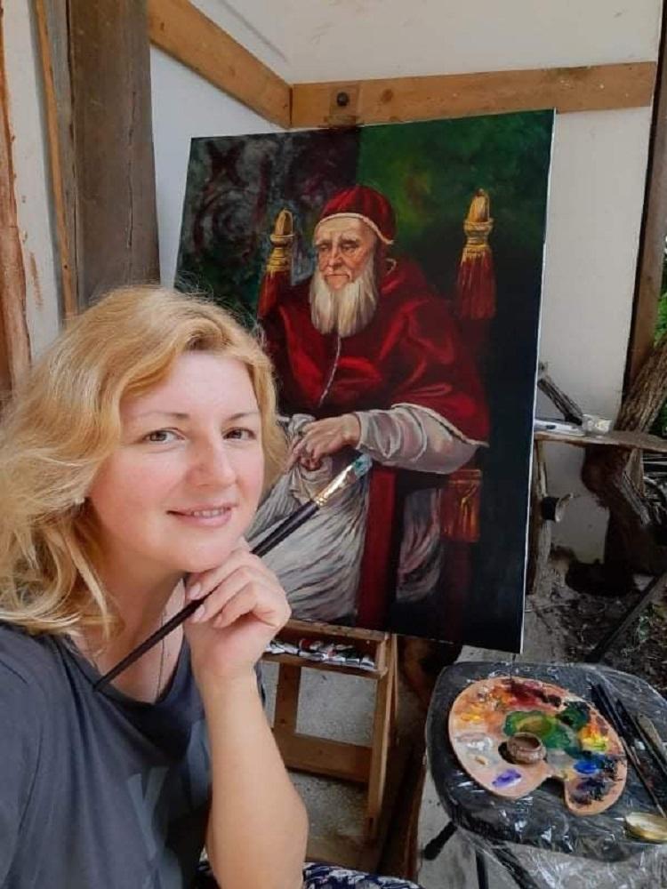Odtworzono obraz papieża