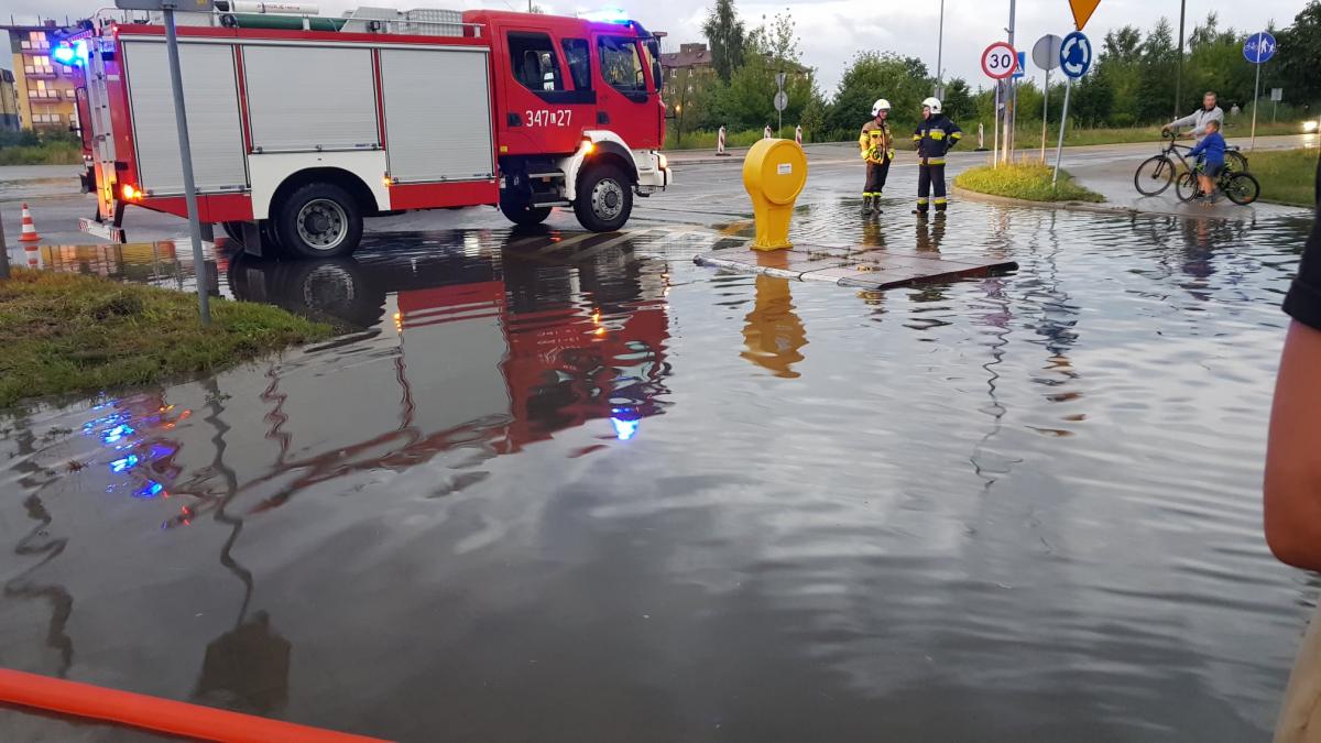 To był pracowity weekend dla strażaków 